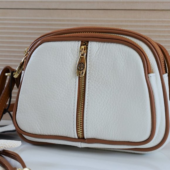 NEW! VALENTINA Made In Italy Leather Crossbody - Picture 2 of 8
